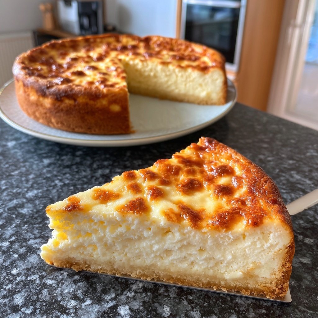 Käsekuchen mit Quark und Joghurt
