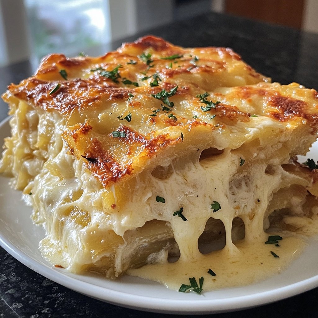 Kartoffelgratin mit Sahne