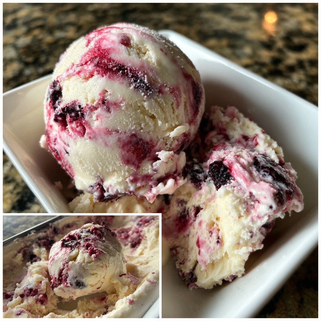 Eis Selber Machen Mit Beerenmix