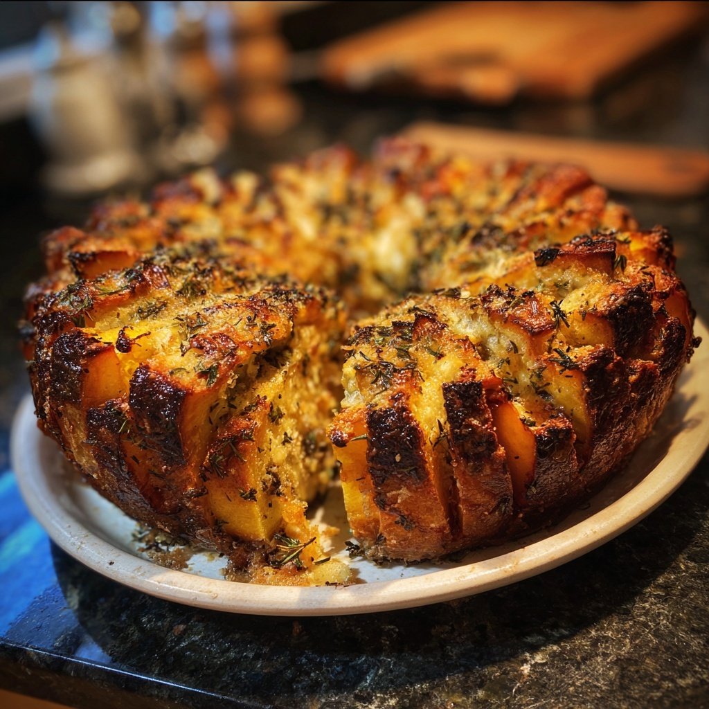 Kürbis-Ofenbraten mit Kräutern