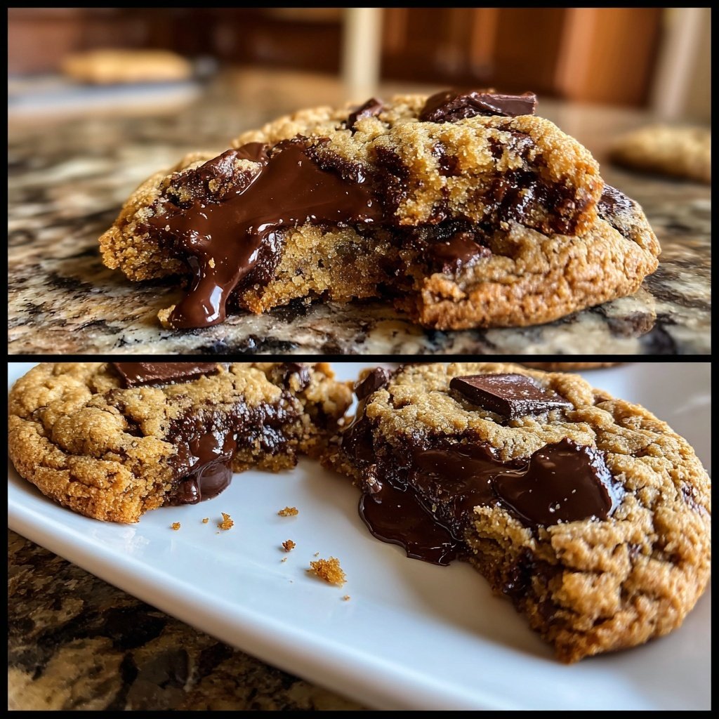 Cookies mit dunkler Schokolade