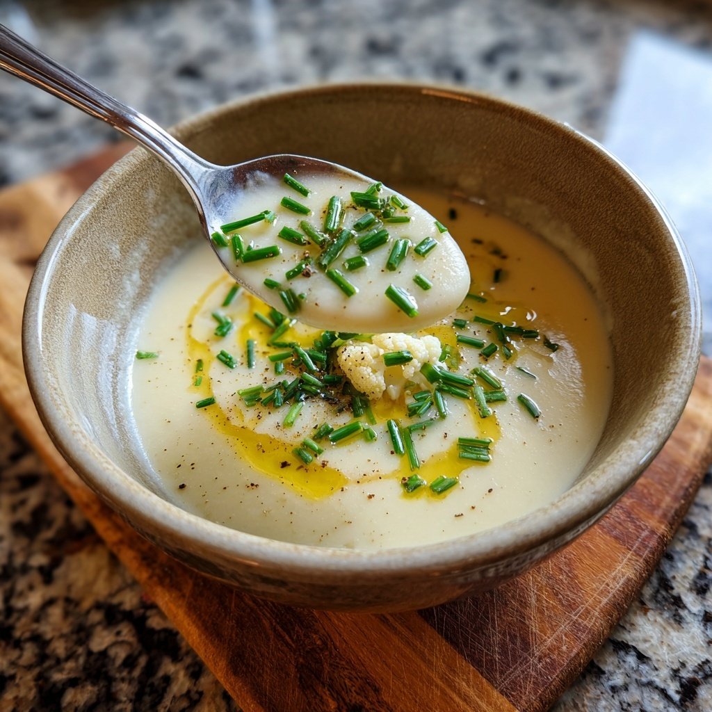 Blumenkohlsuppe ohne Sahne
