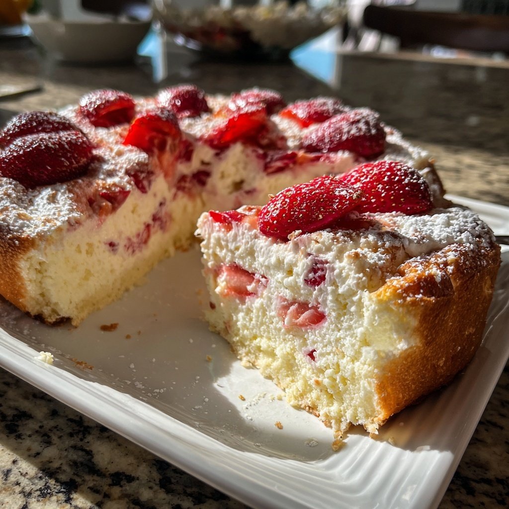 Erdbeer Quark Auflauf Aus Dem Ofen