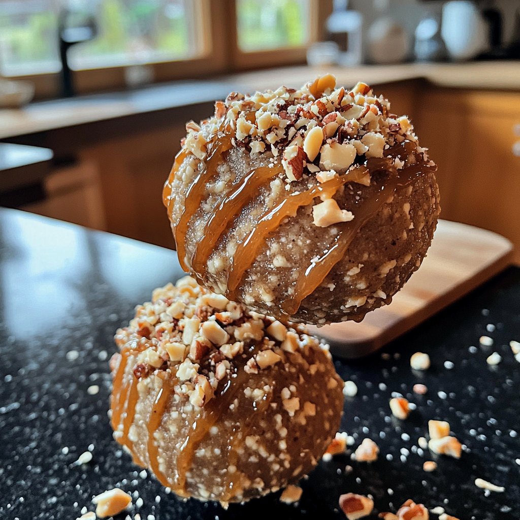 Protein Bällchen mit Dattelpaste