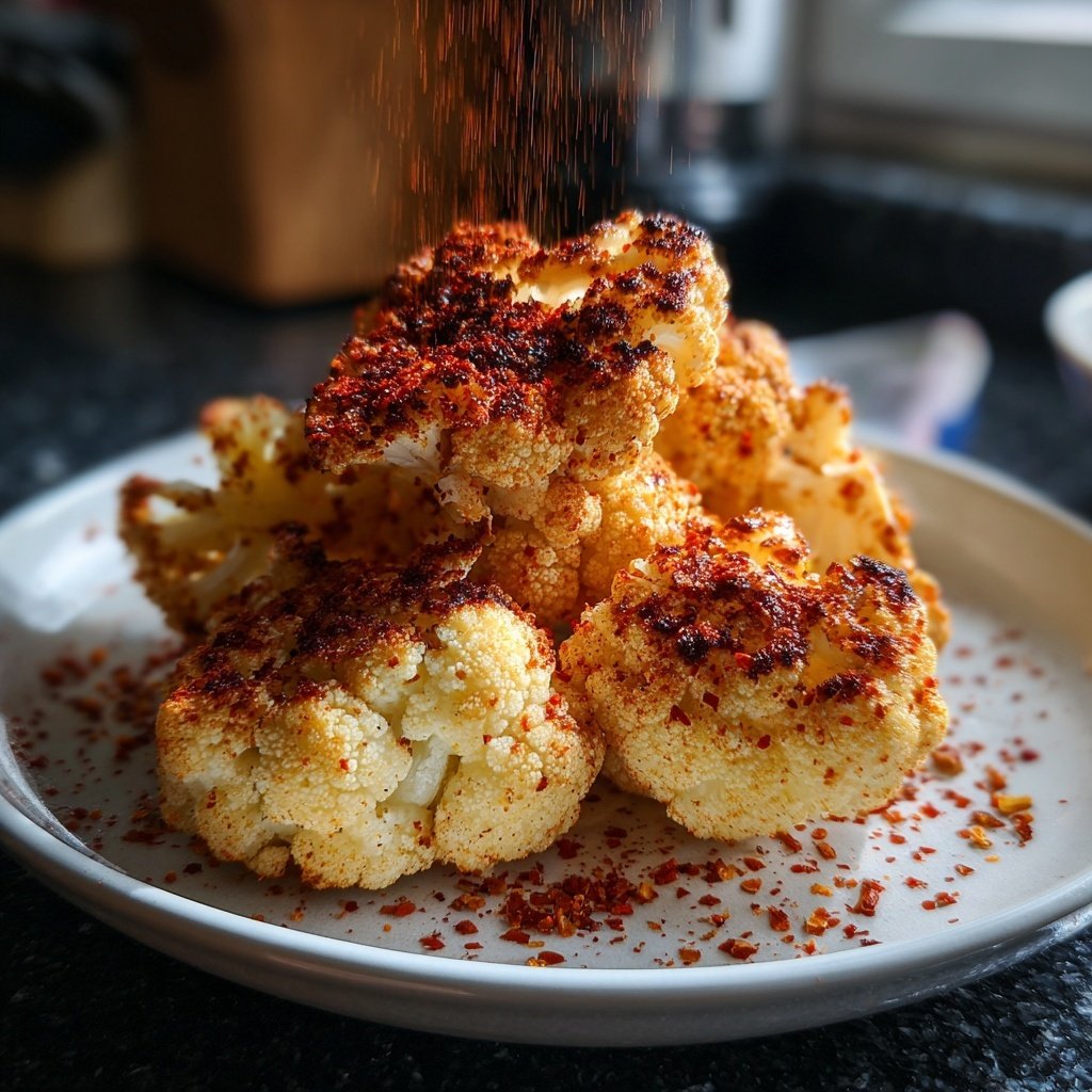 Blumenkohl mit Paprikapulver