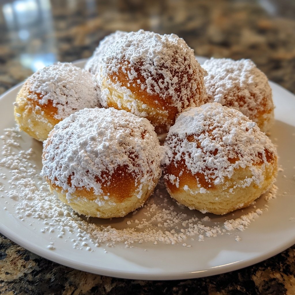 Quarkbällchen süß